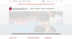 Desktop Screenshot of beyondkungfu.com